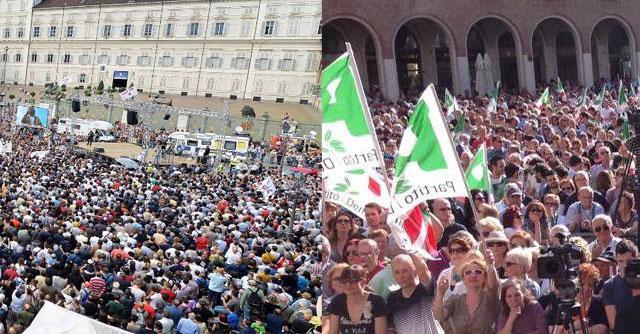 Elezioni 2014, il duello di piazze. Grillo a Torino e Renzi in Emilia Romagna