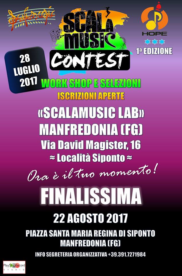 Accoglienza, integrazione e arte: in arrivo a Siponto ScalaMusic Contest