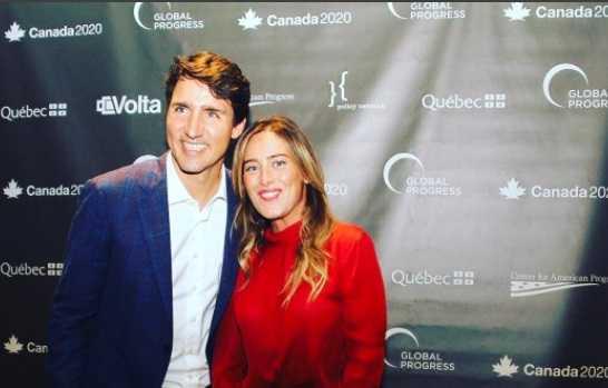 La Boschi in posa con JustinTrudeau. Maria Elena cerca nuova visibilita?